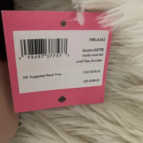 KATE SPADE SMALL NICOLA MOD DOT FLAP SHOULDER BAG. NEW WITH TAGS & DUSTBAG. RARE - Picture 5 of 16